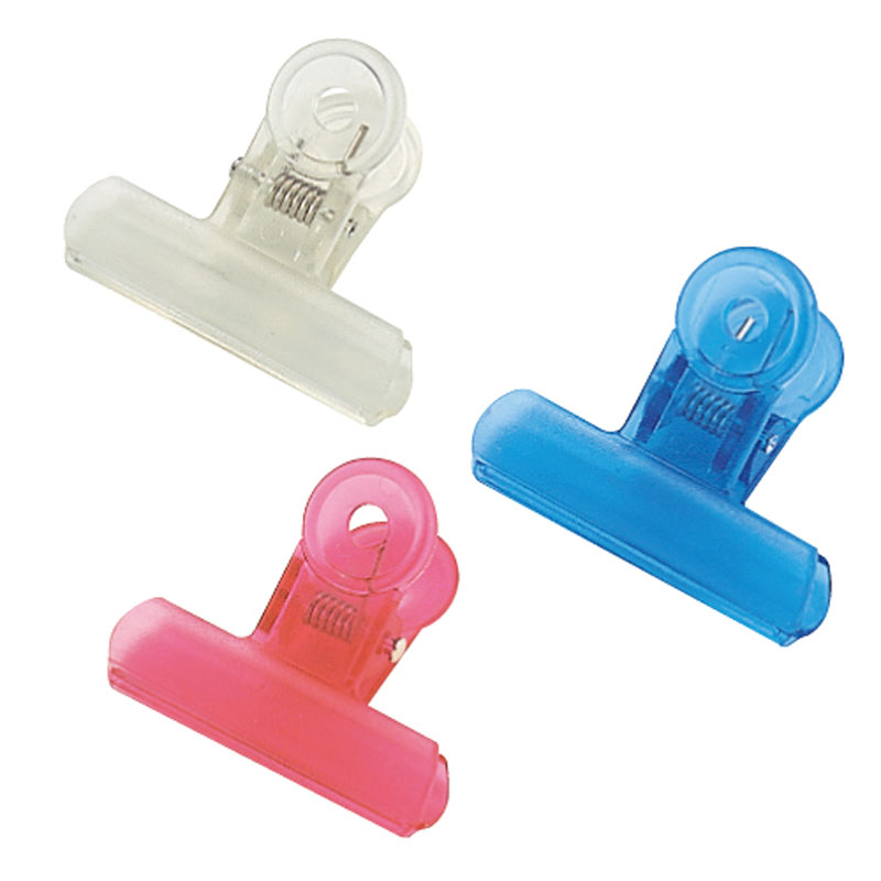 クリアクリップ アクア 3個入り (赤・白・青)