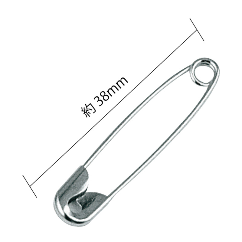 安全ピン38mm 60本