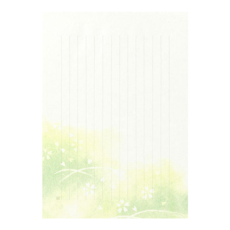 便箋 はなあさぎ