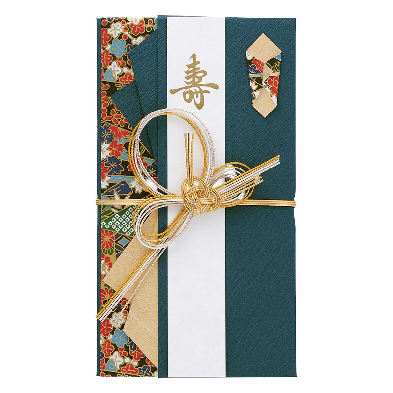花衣金封 濃紺(婚礼用金封)