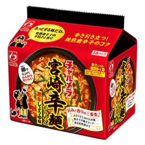 明星食品 チャルメラ 5食パック 480g 宮崎辛麺