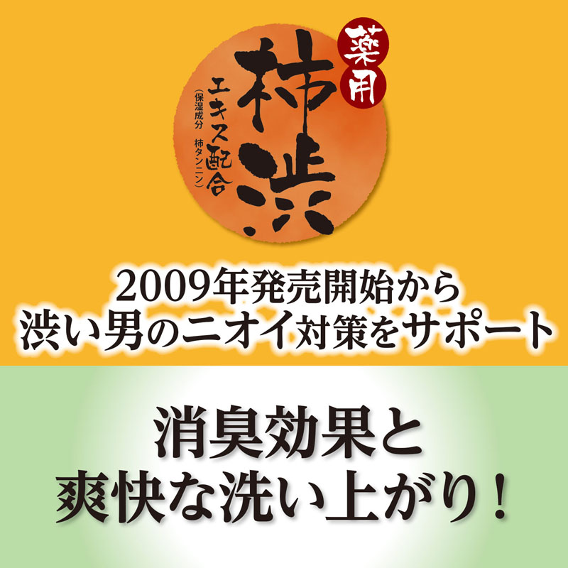 薬用 柿渋エキス配合ボディソープ 大容量【医薬部外品】 1200ml