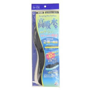 is-fit 高吸水プラス インソール 男性用 24.0～28.0cm