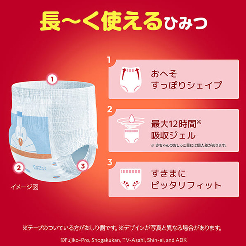 マミーポコ パンツ ドラえもん オムツ ビッグより大きいサイズ(13~28kg