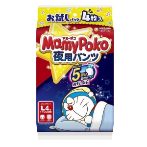 マミーポコパンツ 夜用 Lサイズ 4枚 お試し用