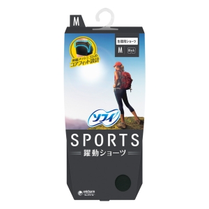 ソフィ SPORTS 躍動ショーツ Ｍ ブラック