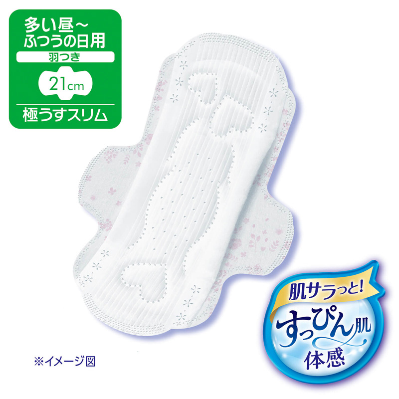 ソフィはだおもい 極うすスリム 羽付 お得用 21cm