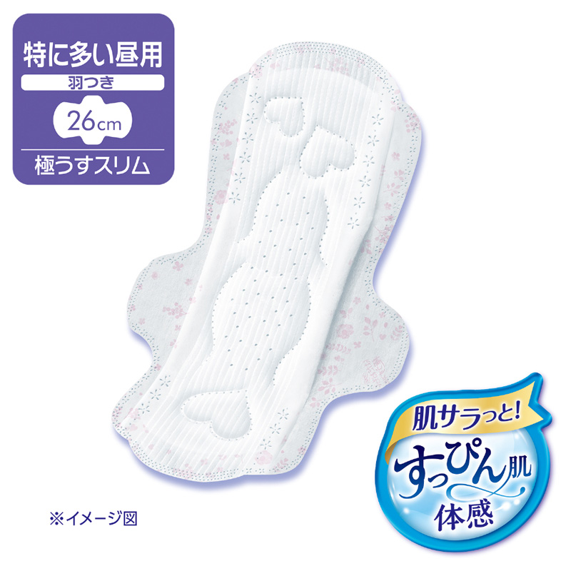 ソフィはだおもい極うすスリム 羽付 お得用 26cm