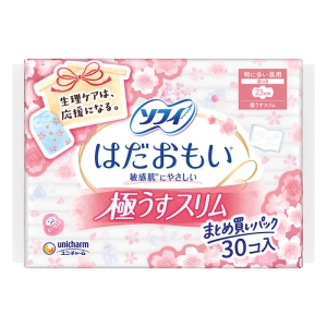 ソフィ はだおもい 極うすスリム 特に多い昼用 羽つき 23cm 30枚入【医薬部外品】