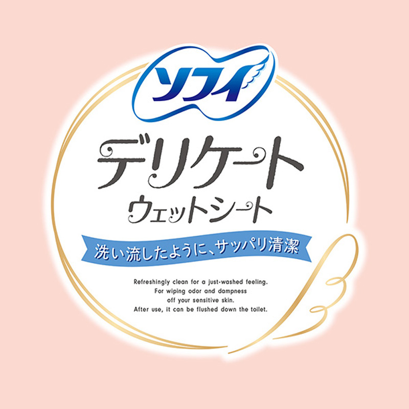 ソフィ デリケートウェットシート 無香料 10枚入