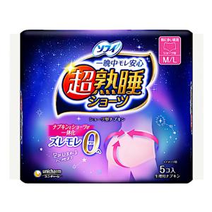 ソフィ 超熟睡 ショーツ 特に多い夜用 M L ( 5枚入 )