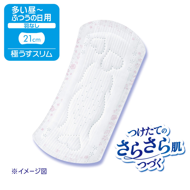 ソフィ はだおもい 極うすスリム 21㎝ 羽なし 27枚