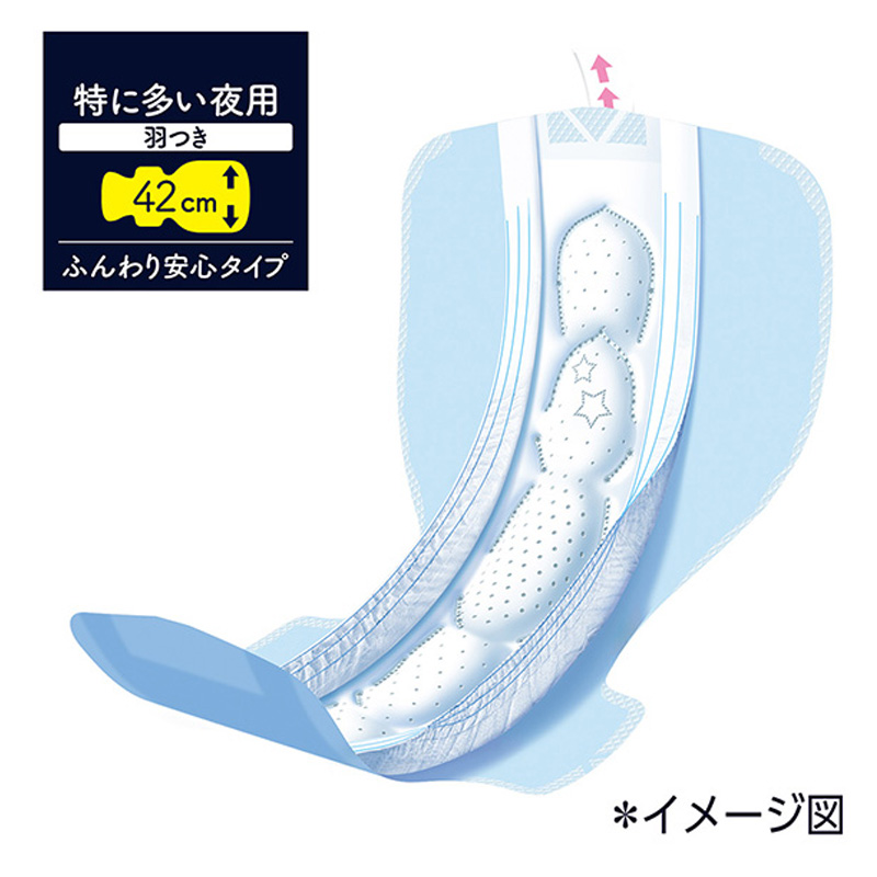 ソフィ 超熟睡 特に多い夜用 羽つき 42cm 16枚入 【医薬部外品】