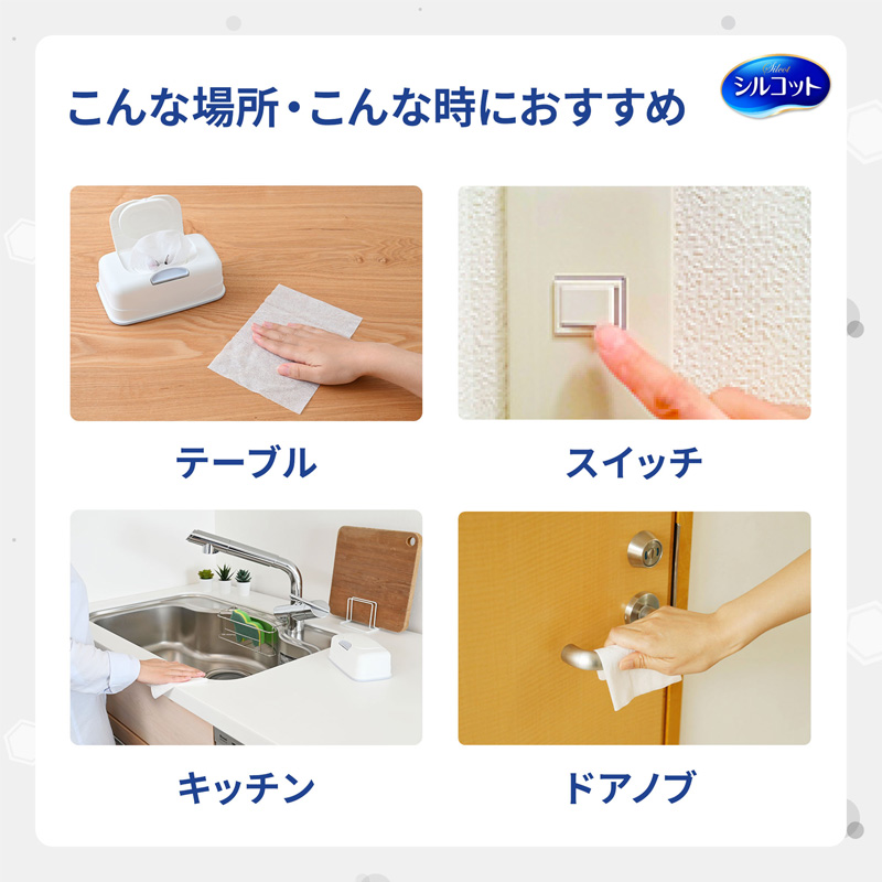 シルコット99.99%除菌WT替40枚×3