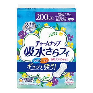 チャームナップ 吸水さらフィ 特に多い時も安心用 羽なし 200cc 29cm 18枚入