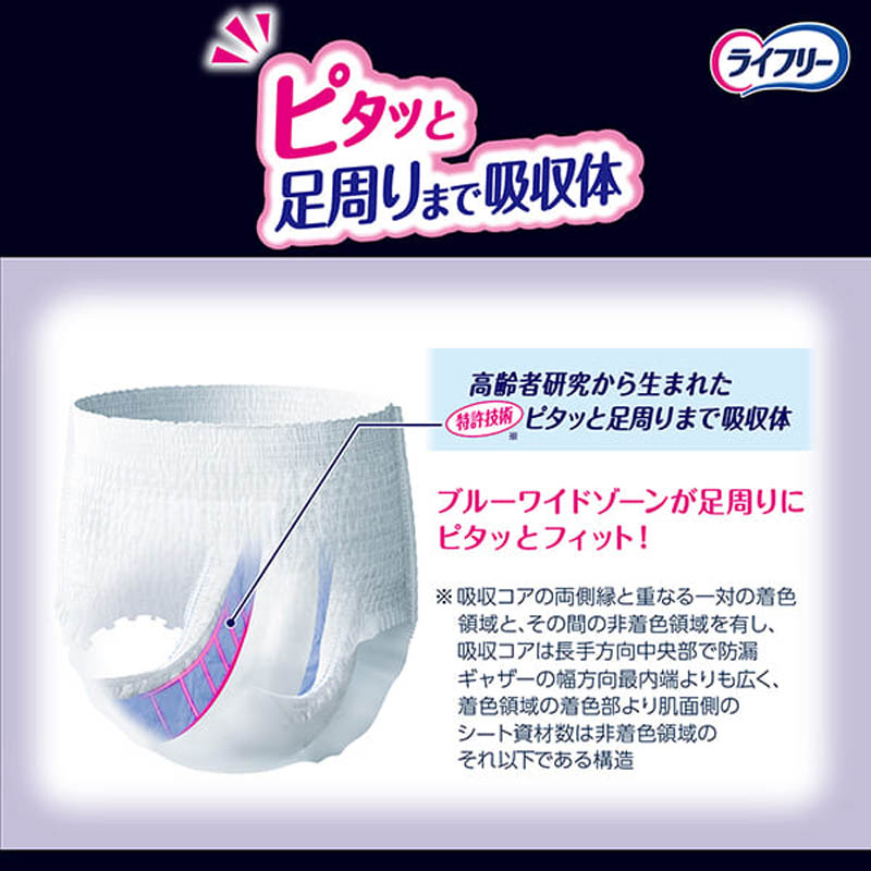 【お取り寄せ商品】ライフリー 夜用あんしんパンツ M 7回吸収 14枚