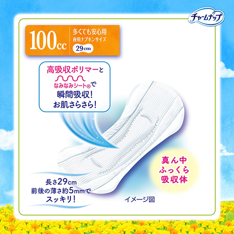 チャームナップ 吸水さらフィ 多くても安心用 100cc 29cm 28枚