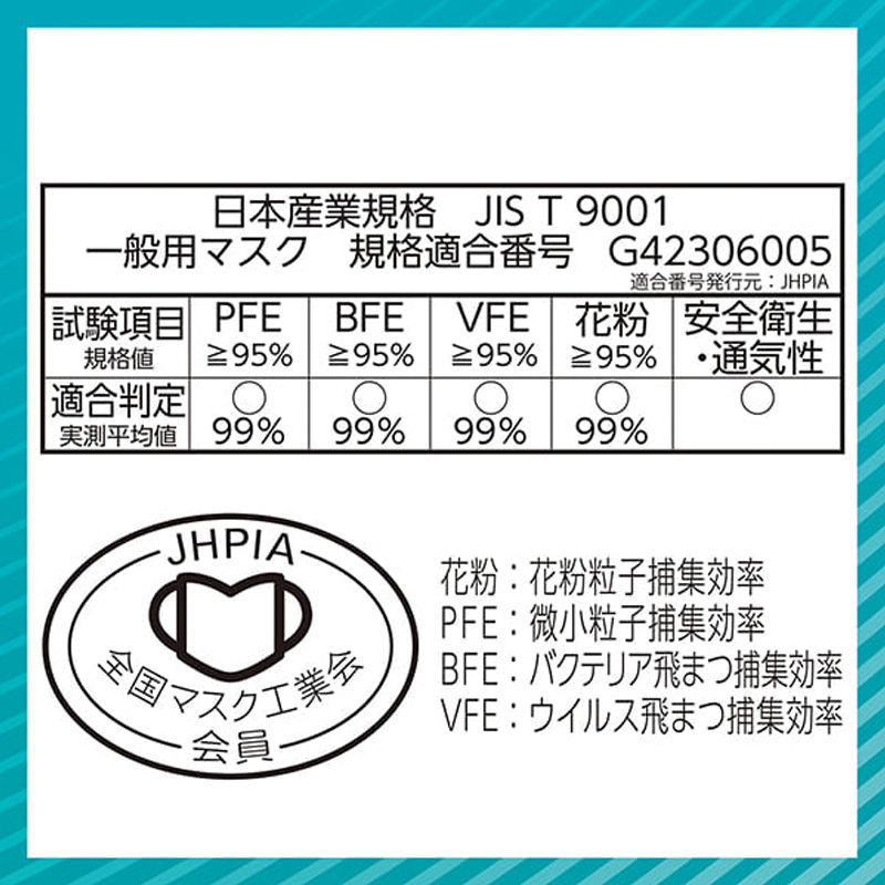 超快適マスク プリーツタイプ 小さめ 30枚入