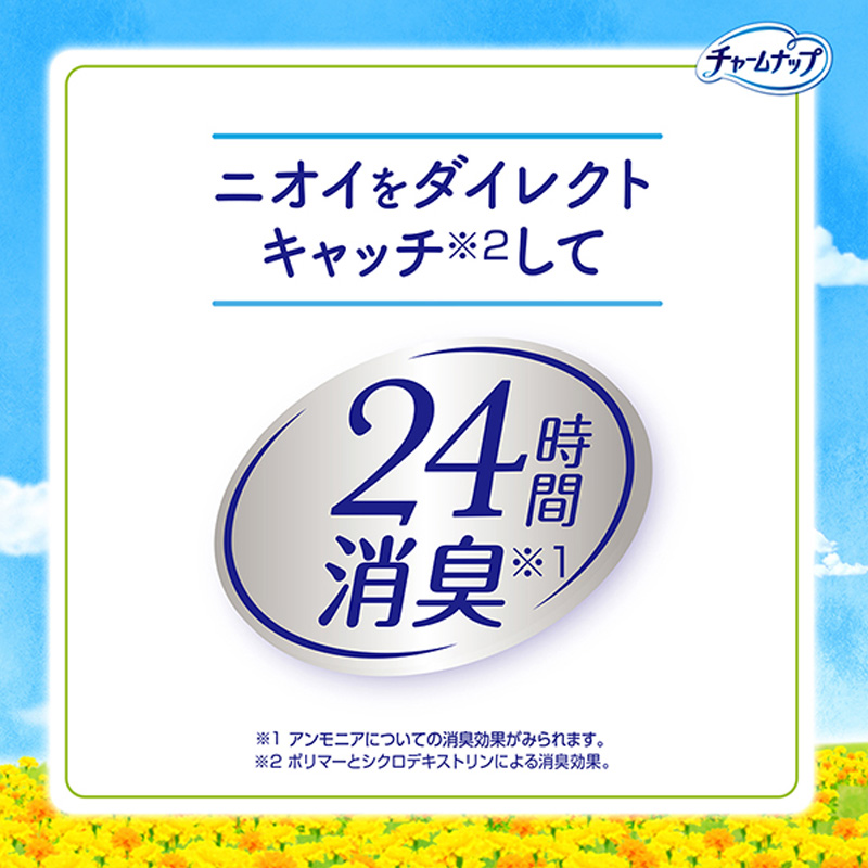 チャームナップ 吸水さらフィ ロングパンティライナー 10cc ピュアソープの香り 19cm 52枚