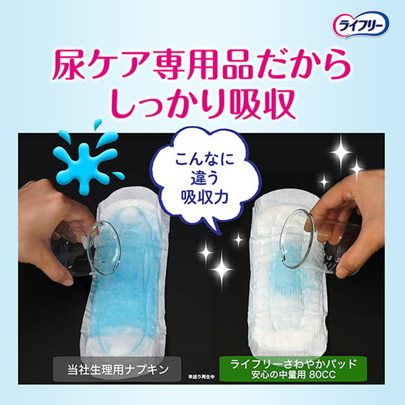 ライフリー さわやかパッド 少量用 69枚