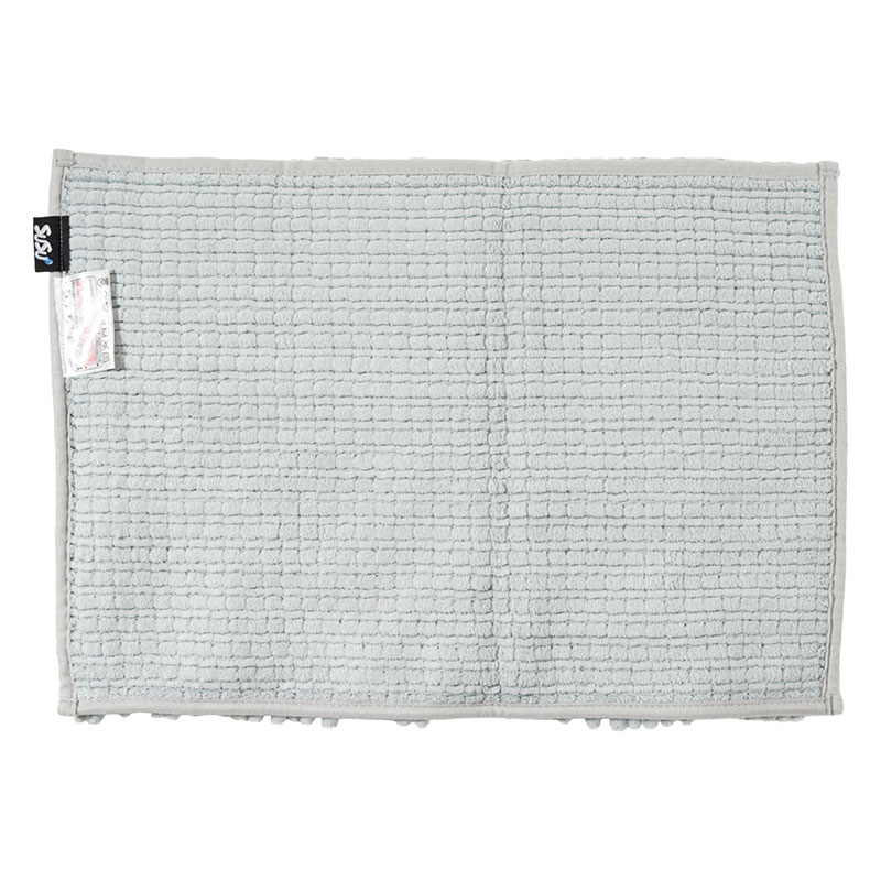 SUSU 抗菌ストロング WバスマットEC 35×50cm グレー