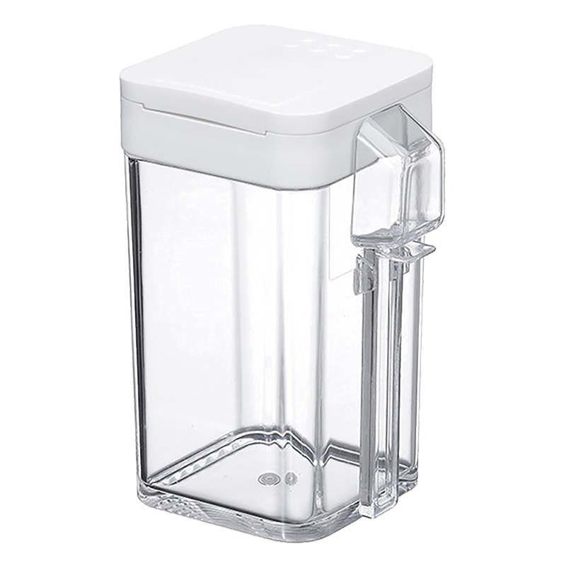 アクア 小麦粉&スパイスボトル 小さじスプーン付 ホワイト