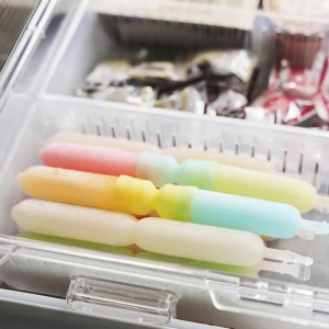 【お取り寄せ商品】シリコーン 折るポリジュースアイスカバー イエロー＆ブルー2個セット