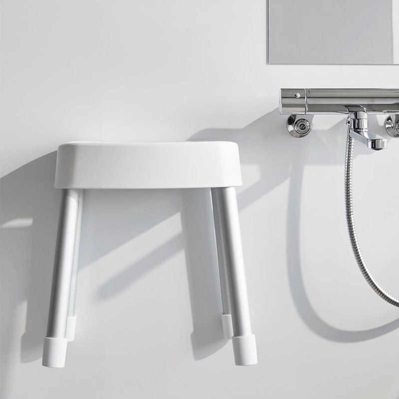 【お取り寄せ商品】マグネット風呂イス 40cm ホワイト MIST(ミスト)