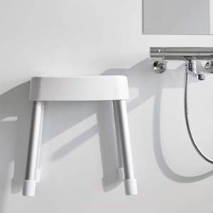 【お取り寄せ商品】マグネット風呂イス 40cm ホワイト MIST(ミスト)