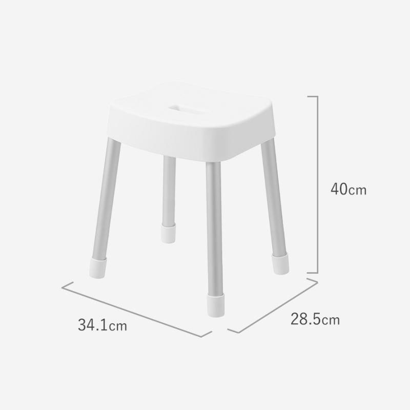 【お取り寄せ商品】マグネット風呂イス 40cm ホワイト MIST(ミスト)