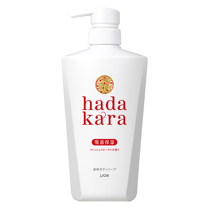 hada kara ボディソープ フレッシュフローラルの香り 本体 500ml