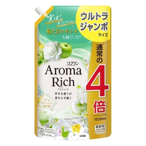 ソフランアロマリッチ エリー 詰替 ウルトラジャンボ 1520ml