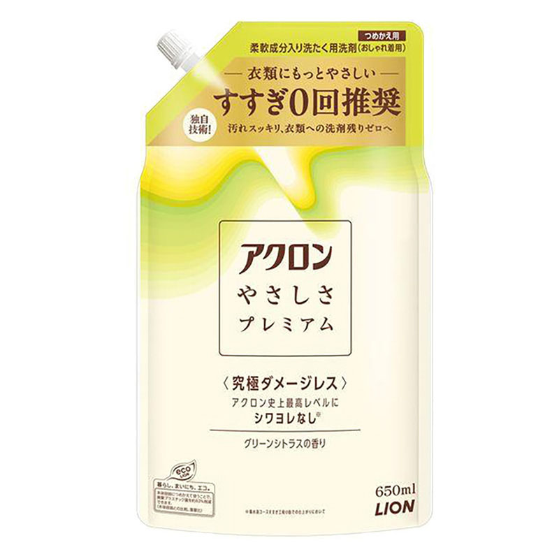 アクロン やさしさプレミアム グリーンシトラスの香り 詰替 650ml