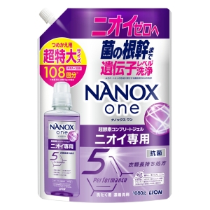 NANOX one ニオイ専用 パウダリーソープの香り 詰替 超特大 1080g