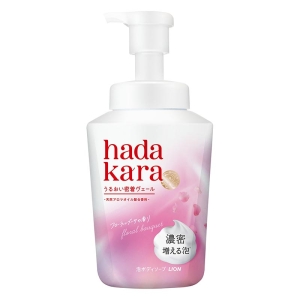 hadakara モイストボディケアソープ 泡タイプ フローラルブーケの香り 本体 540ml