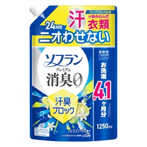 ソフランプレミアム消臭 汗臭ブロック シトラスソープの香り 詰め替え用 1250ml