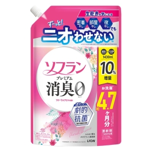 ソフランプレミアム消臭 フローラルアロマの香り 詰め替え用 1430ml