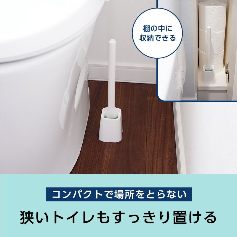 激落ちくん ワンタッチ取替 トイレブラシ本体 ブラッシュ素材