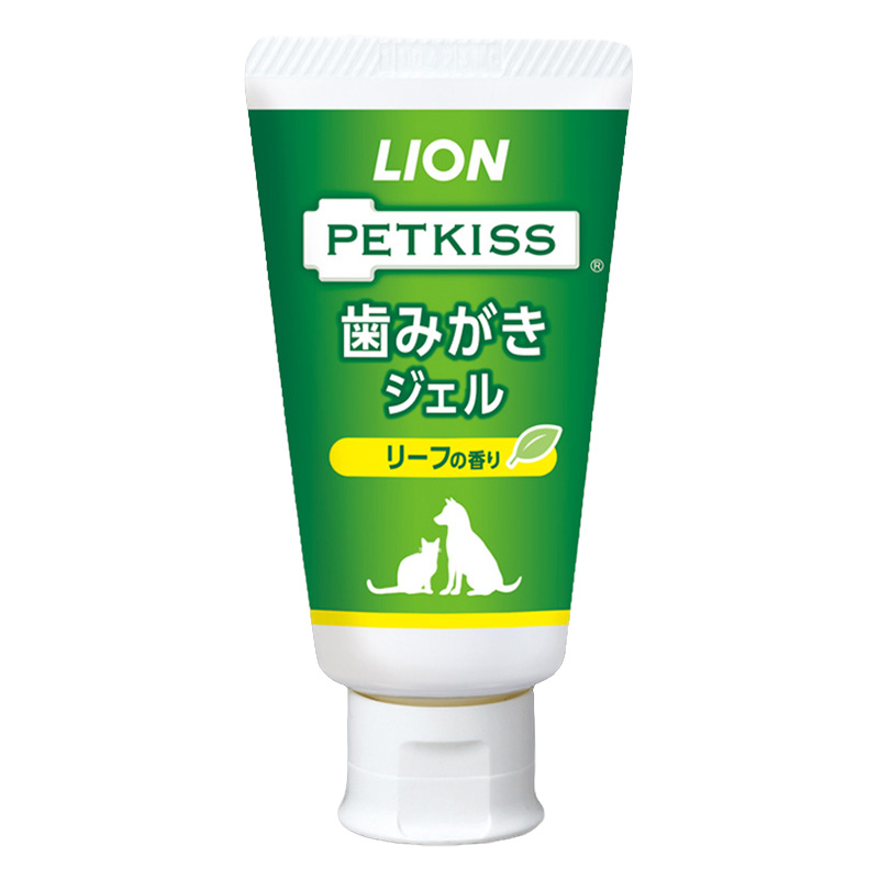 ペットケア用品 PETKISS歯みがきジェルリーフの香り 40g