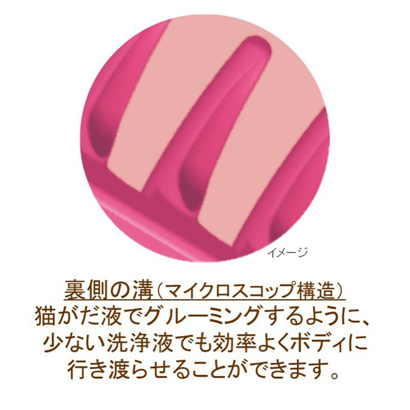 ペット用ブラシ ペットキレイネコペロブラシ猫用