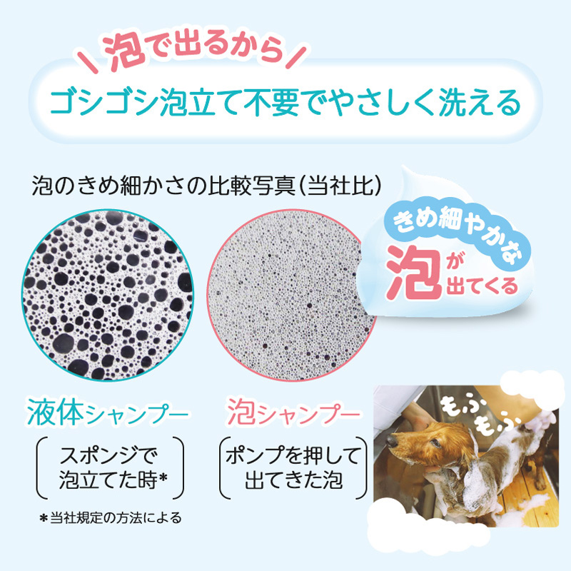 ペットキレイ 泡リンスインシャンプー 犬用 肌ケア 230ml