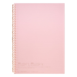 オープンリングノート セミB5 29穴 ピンク