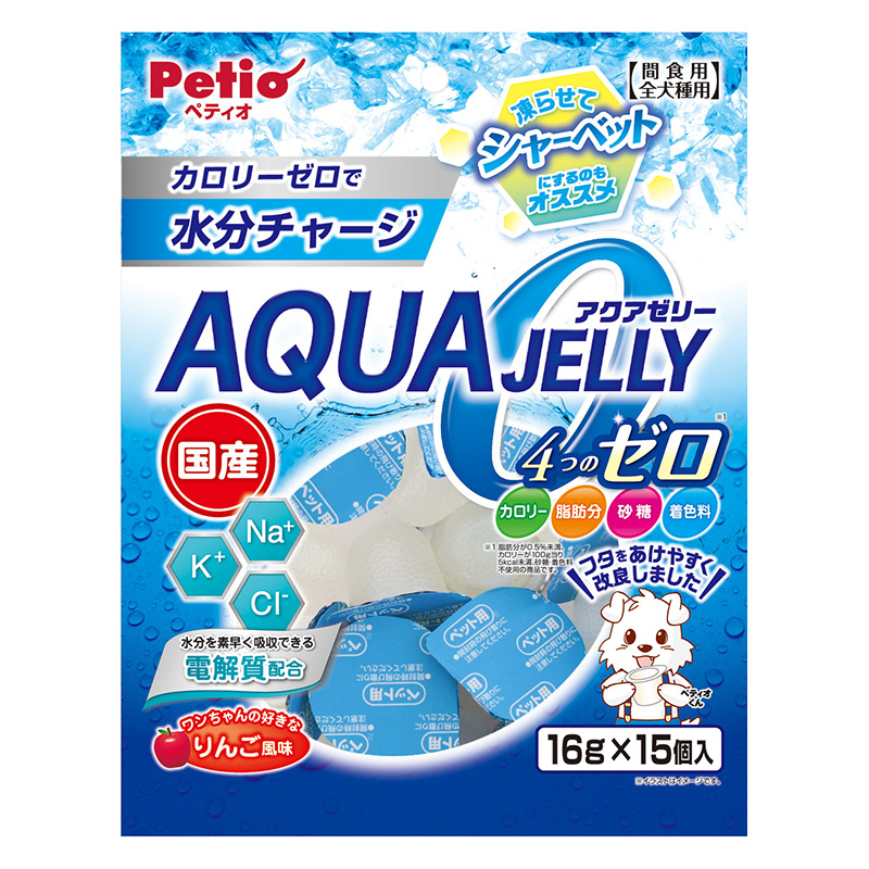 アクアゼリー 4つのゼロ りんご風味 16g×15個入