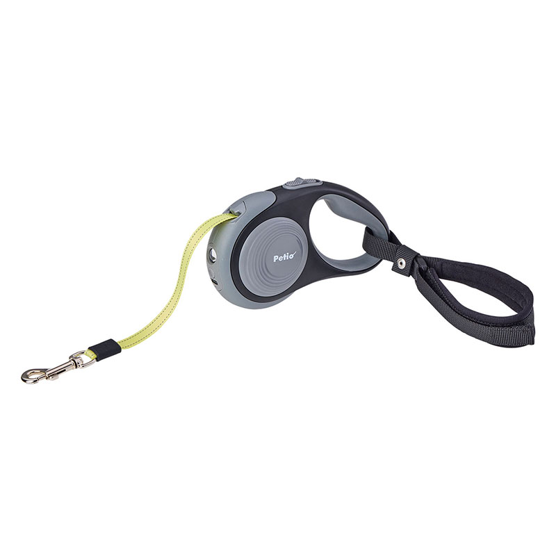 【お取り寄せ商品】犬用伸縮引ひも リールリード ナイトウォーカーEX SM グレー