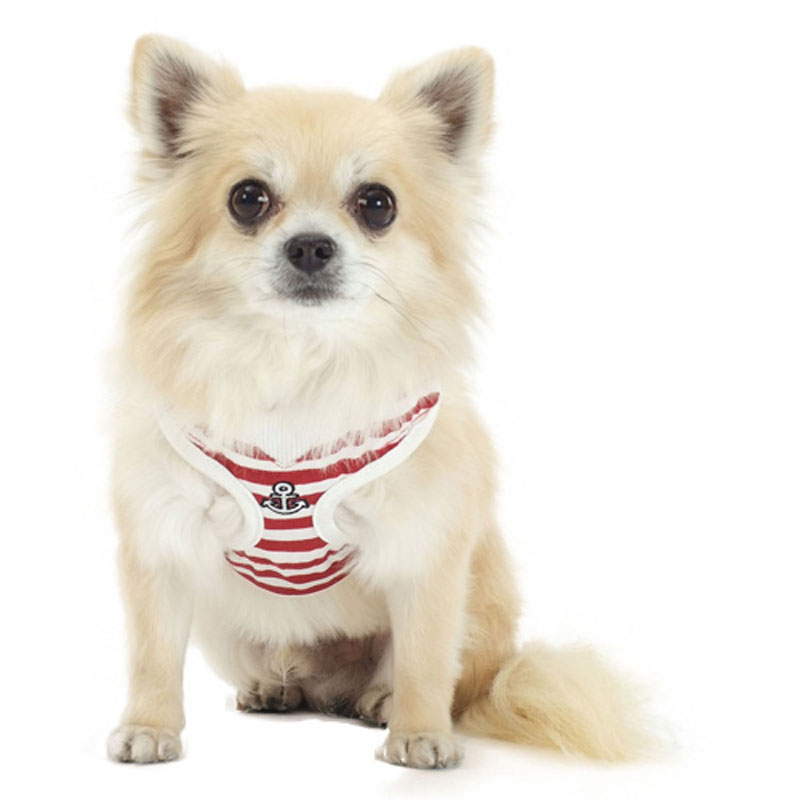 マリンベスト ハーネス&リード XS レッド