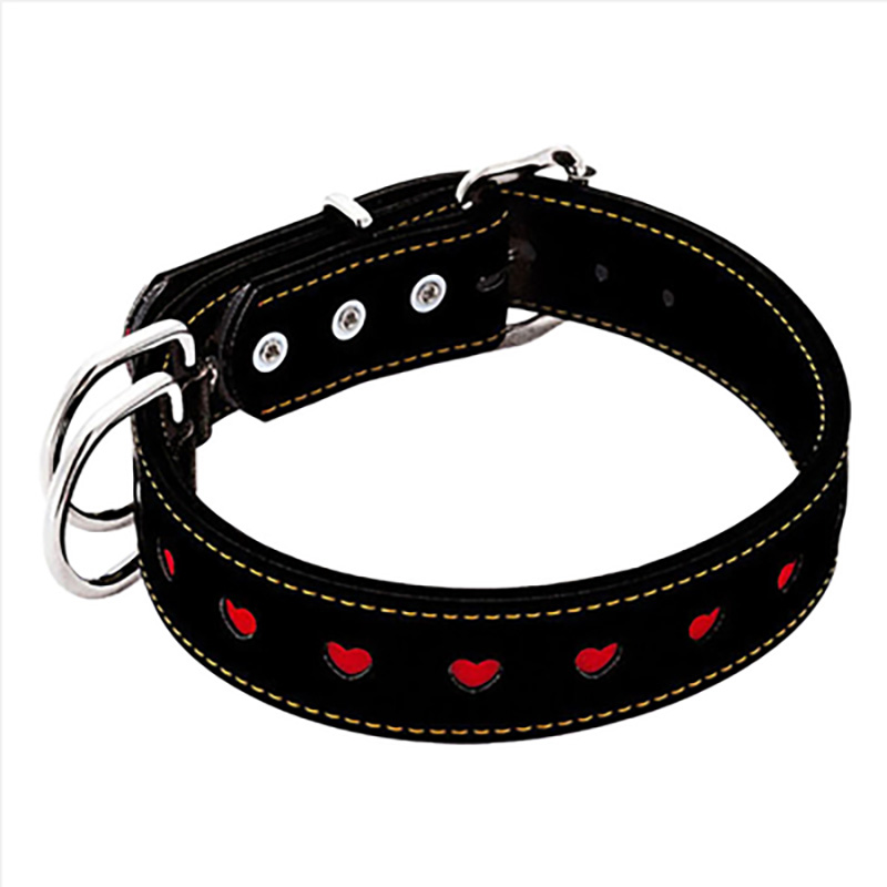 ハーティ平首輪 36mm ブラック