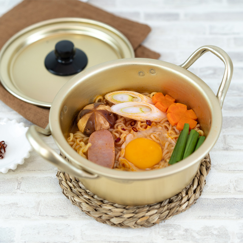 【お取り寄せ商品】味覚探訪(韓国編) アルミラーメン鍋16cm ガス専用