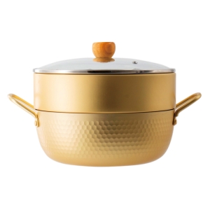 【お取り寄せ商品】hocona(ほこな) IH対応蒸し鍋24cm ガス・IH対応