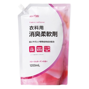 衣料用 消臭柔軟剤 フローラルガーデンの香り 1200ml つめかえ用