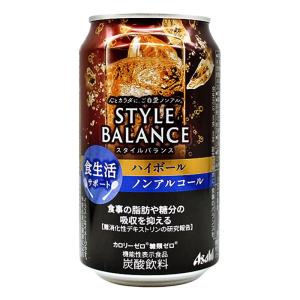 【ノンアルコール】アサヒスタイルバランス食生活サポート ハイボール 350ml【機能性表示食品】